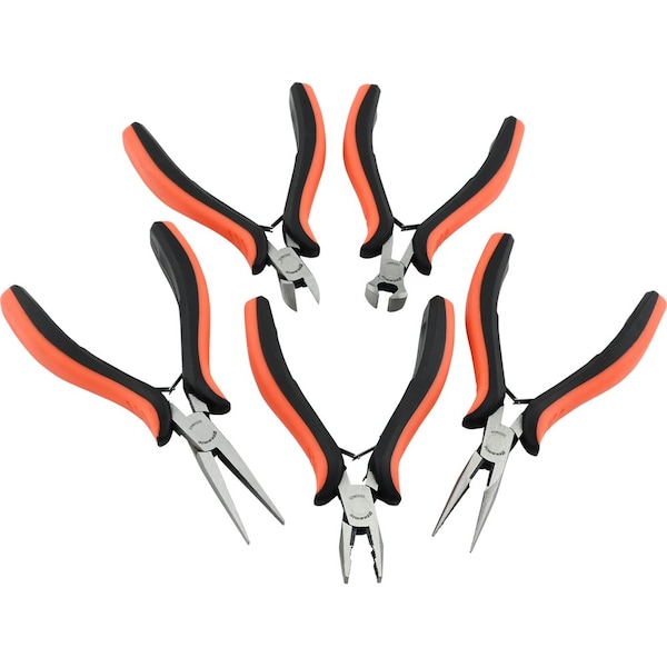 Tools 5 Piece Miniature Pliers Set